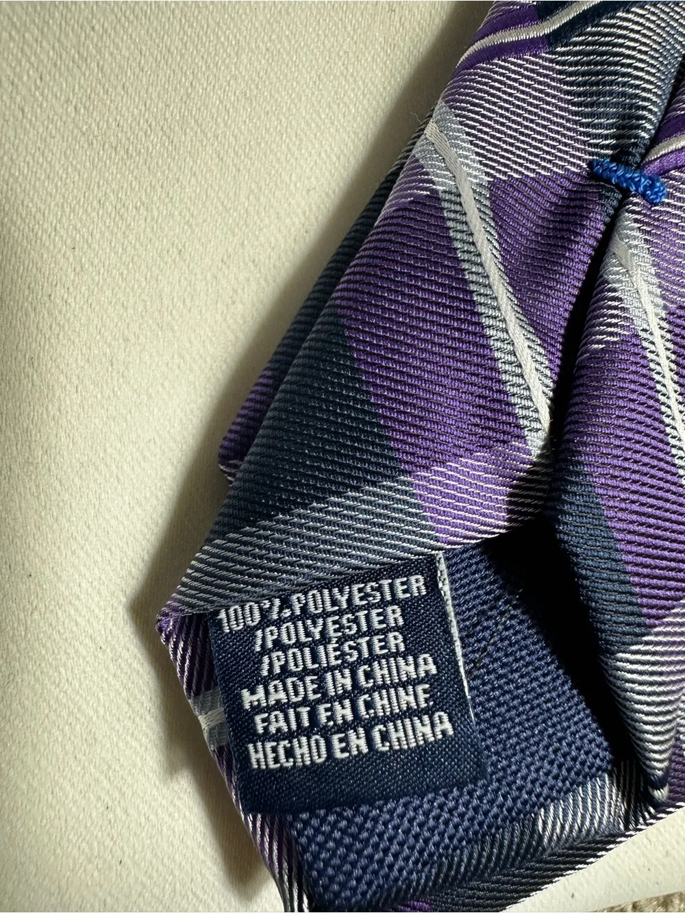 A48. Nautica Men’s Necktie Lot of 2 Silk & Polyester Preppy Striped Ties
